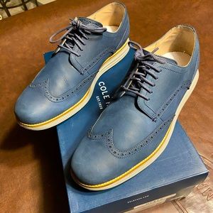 Cole Haan Navy Wingtips - Foam Sole